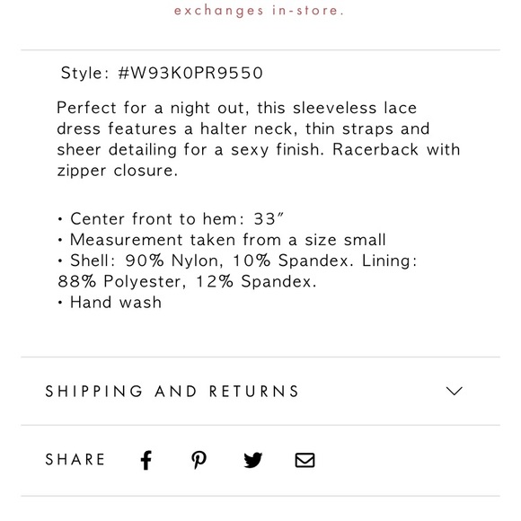 Guess Zayv sleeveless high neck lace dress small - Picture 11 of 11